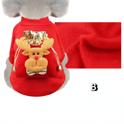 Festive Feline Christmas Cat Costume-2