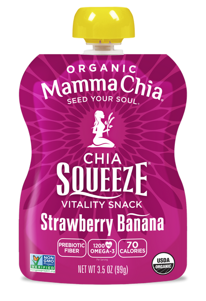 Mamma Chia Organic Chia Squeeze Strawberry Banana (16x3.5 OZ)-0