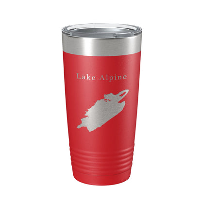 Lake Alpine Map Tumbler Travel Mug Insulated Laser Engraved Coffee Cup California 20 oz-10