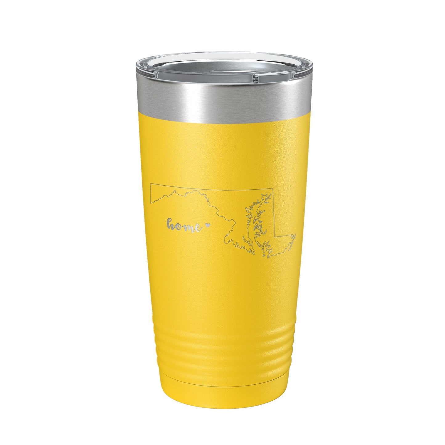Maryland Tumbler Home State Travel Mug Insulated Laser Engraved Map Coffee Cup 20 oz-19