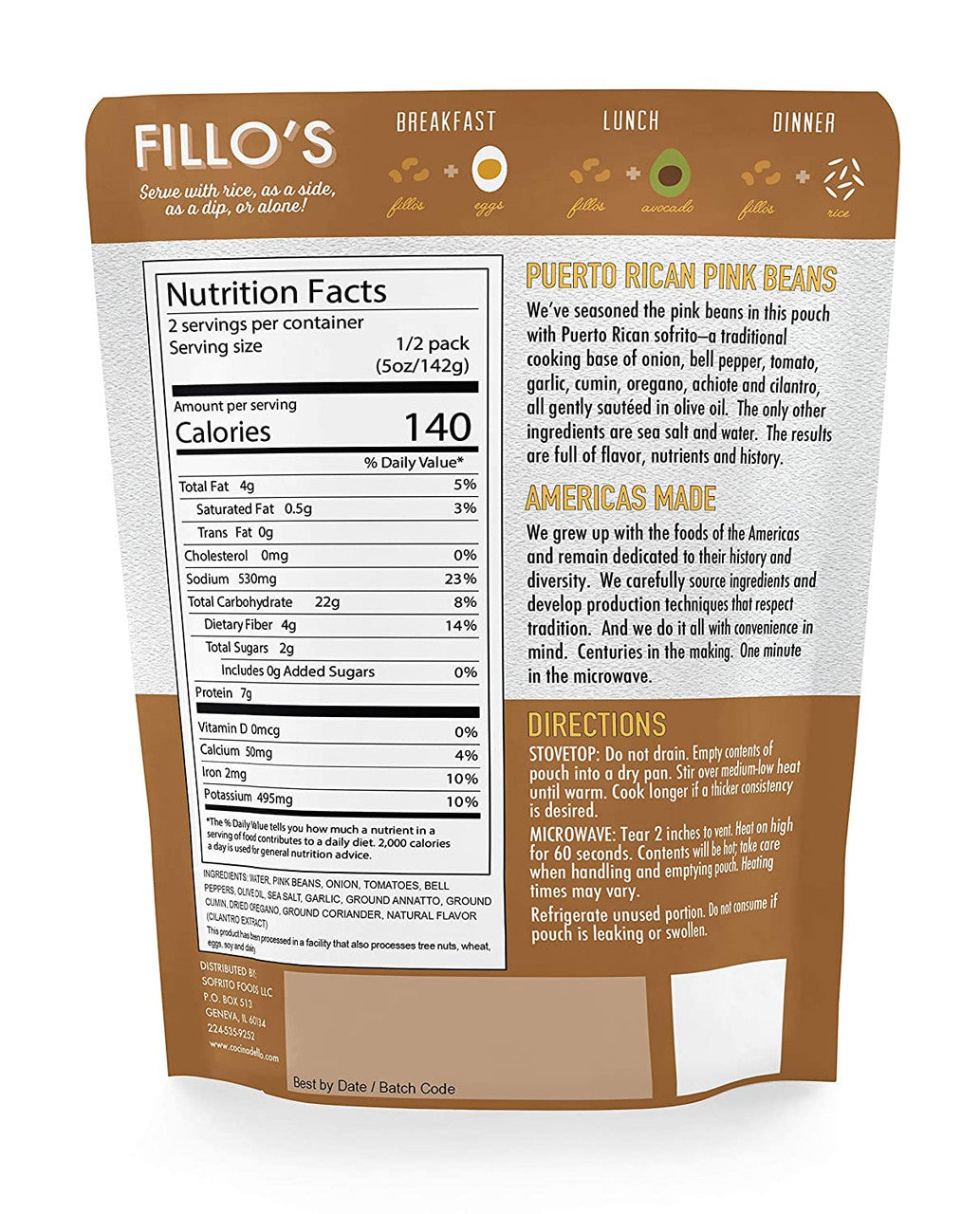 FILLOS PRICAN PINK BEANS ( 6 X 10 OZ   )-1