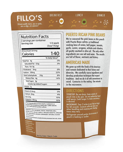 FILLOS PRICAN PINK BEANS ( 6 X 10 OZ   )-1