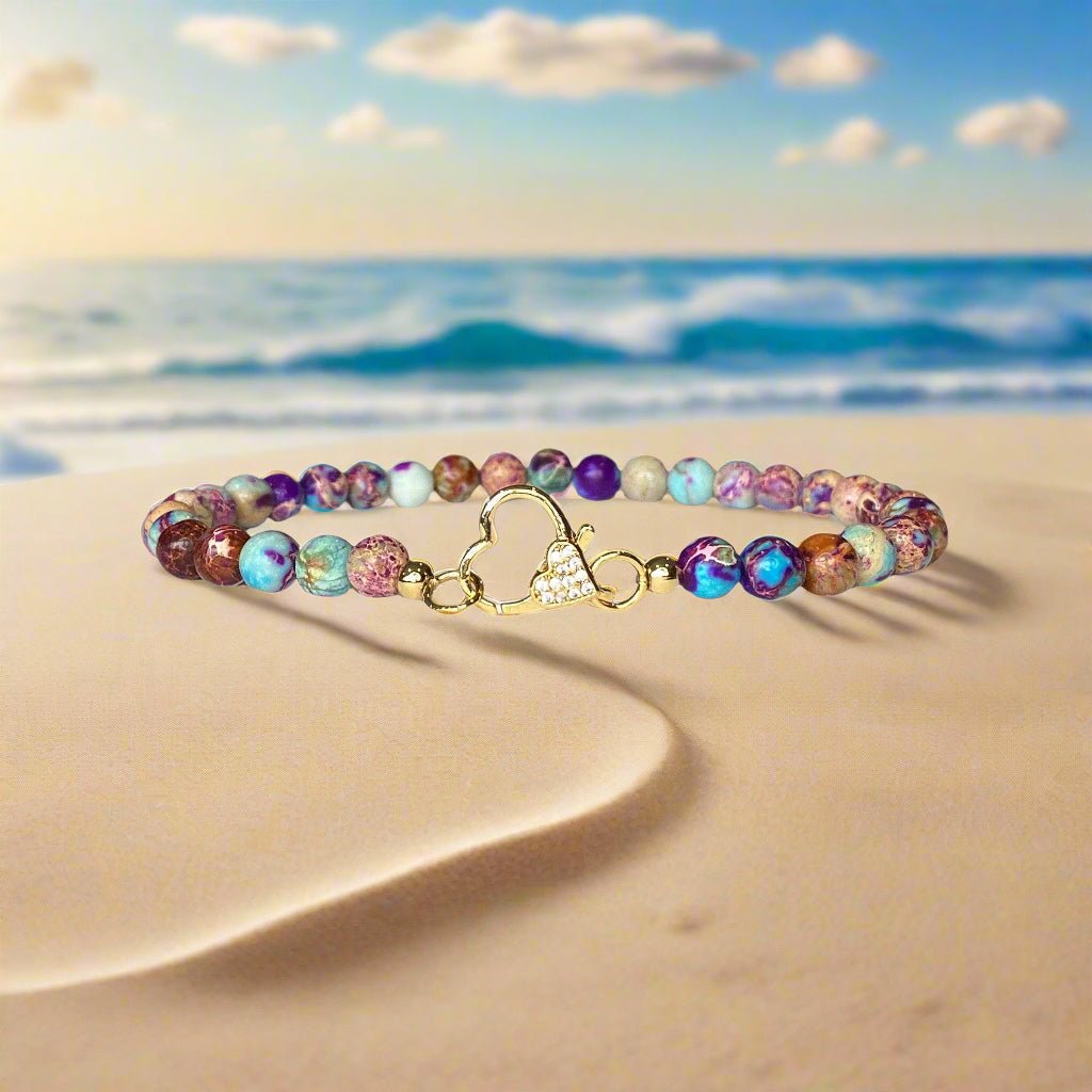 Bella Heart Anklet-0