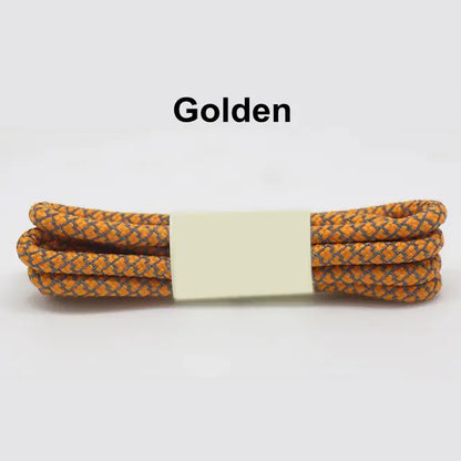 Reflective Round Sports Shoelaces with High Light