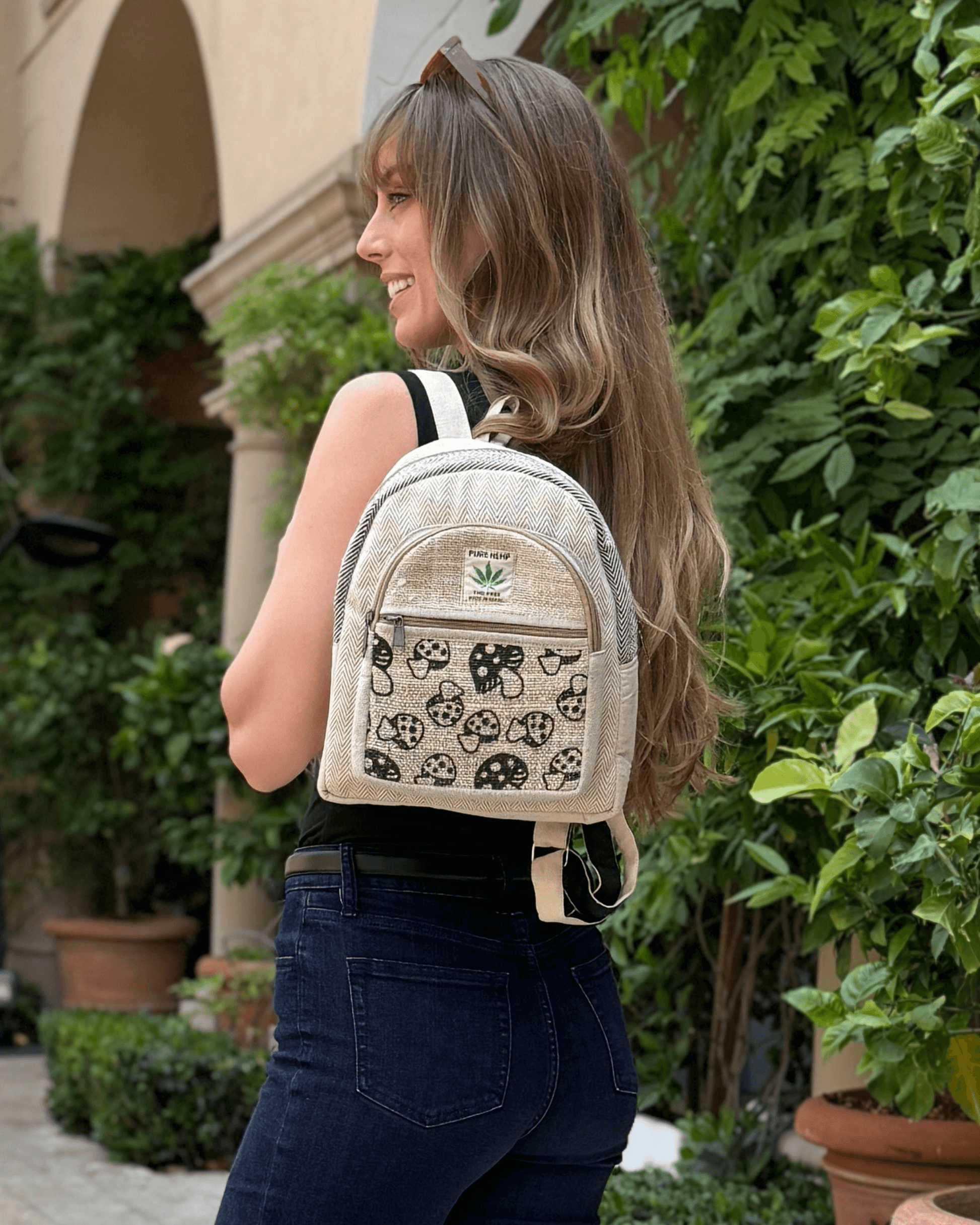 Kathmandu Collection Mini Hemp Mushroom Backpack-2