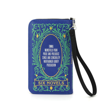 Jane Austen Novels Book Wallet Wristlet-1