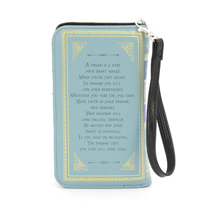 Cinderella Book Wallet Wristlet-1