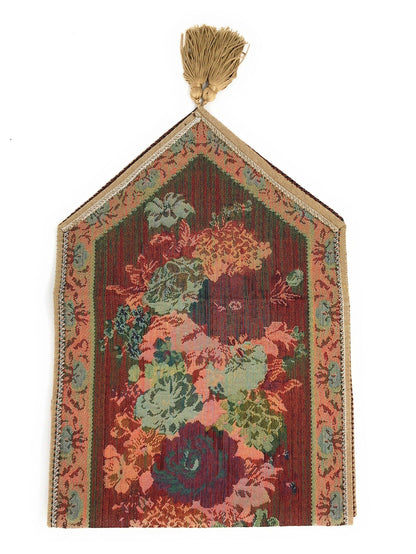 DaDa Bedding Set of 3-Pieces - Breath of Spring Floral Beige Woven Dining Tapestry Table Runners (3089)-4