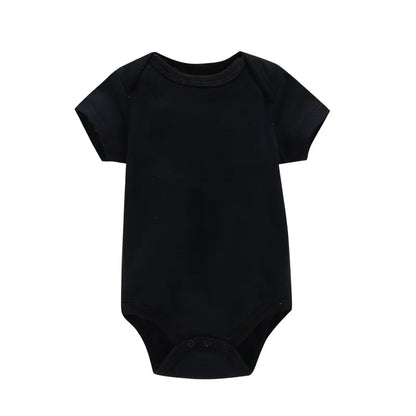 Baby Solid Color Cotton Romper