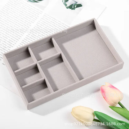Velvet Jewelry Organizer Tray
