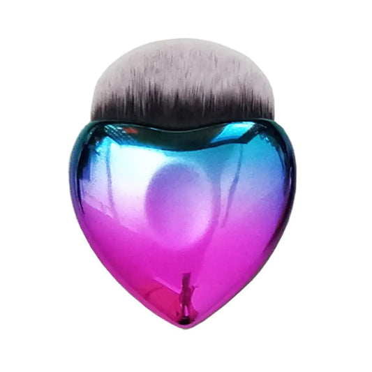 Heart-Shaped Makeup Brushes, Foundation and Blush Brush