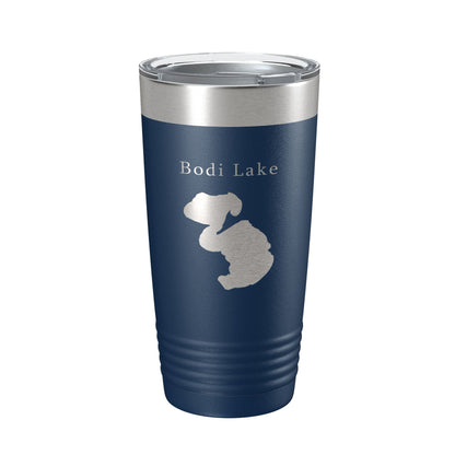 Bodi Lake Map Tumbler Travel Mug Insulated Laser Engraved Coffee Cup Michigan 20 oz-8