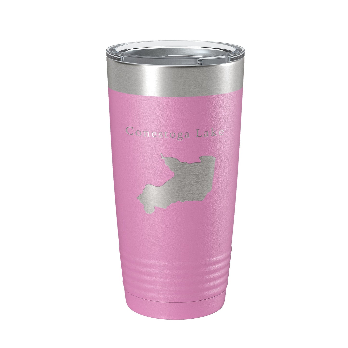 Conestoga Lake Map Tumbler Travel Mug Insulated Laser Engraved Coffee Cup Nebraska 20 oz-14