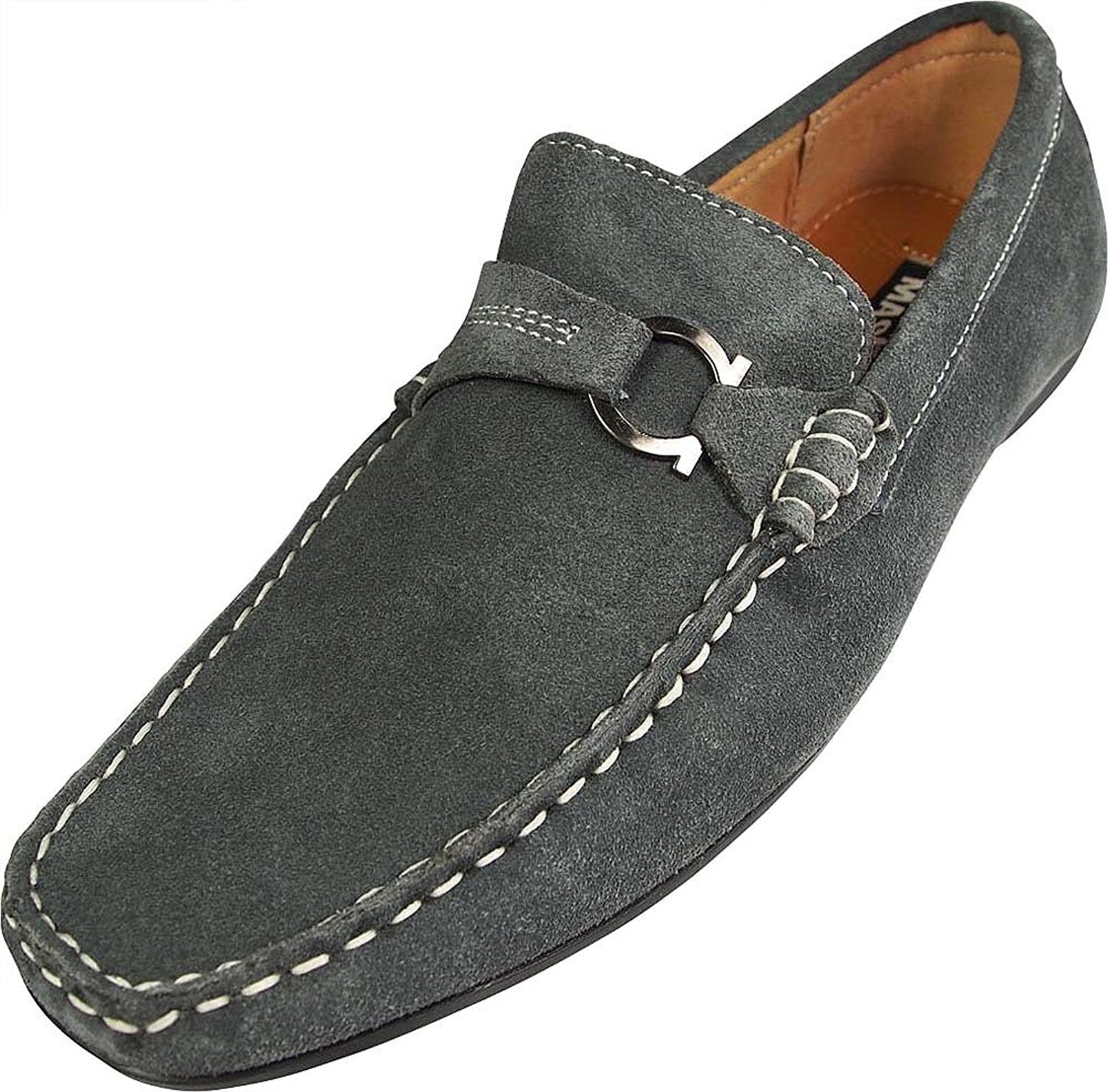 Masimo - Mens Slip On Casual Dress Suede Driving Moccasin-4
