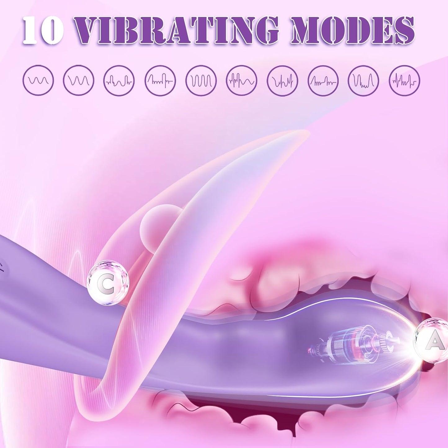 FlareGlow G-Spot Wand Vibrator-2