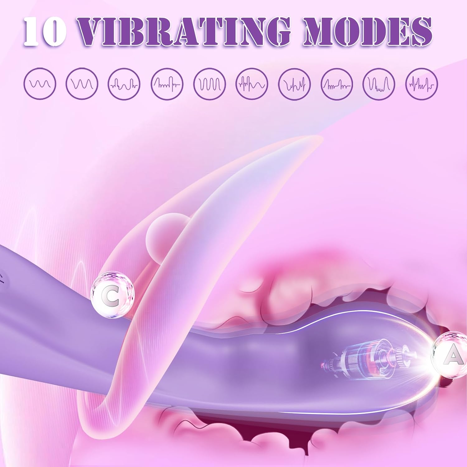 FlareGlow G-Spot Wand Vibrator-2