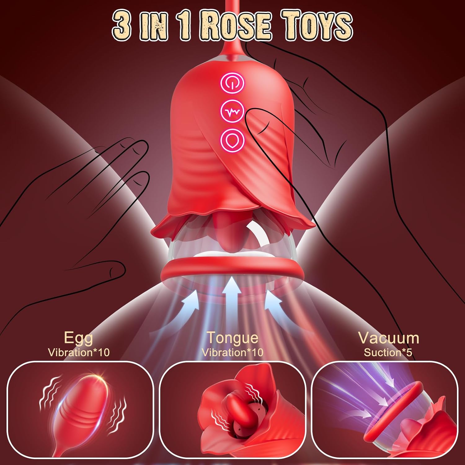 BloomLocks Multi Stimulation Clitoris Sucking Vibrator-1