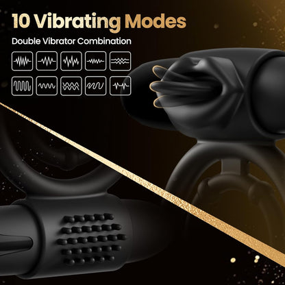 ApexBullet Dual Bullet Vibrator Penis Ring-4