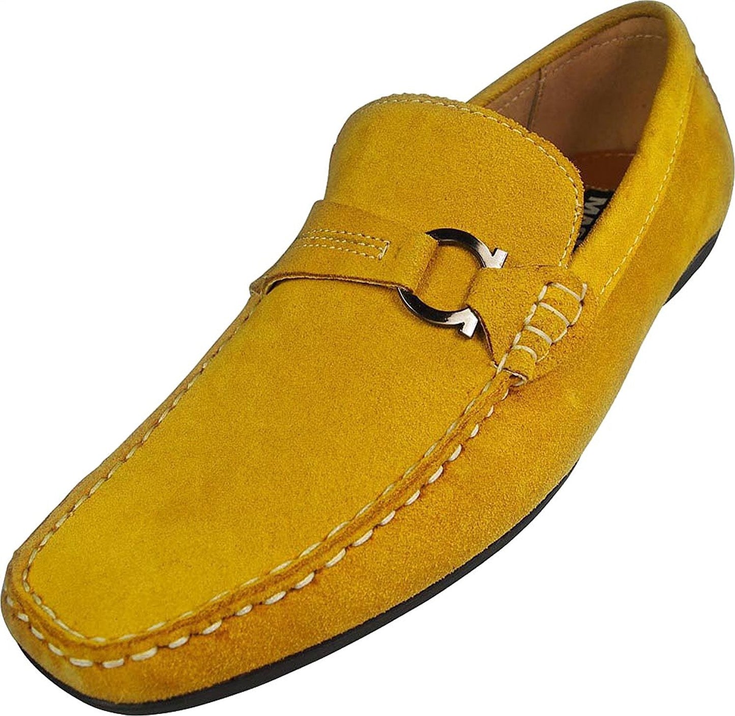 Masimo - Mens Slip On Casual Dress Suede Driving Moccasin-3