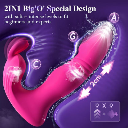 FawnThrust 3-in-1 Wearable Remote-Controlled Rabbit Vibrator-1