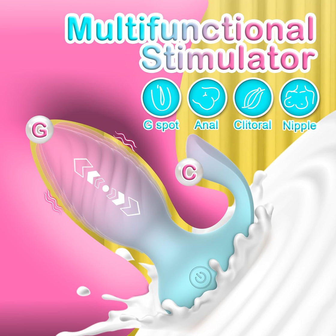 BlushEcho Remote Control Butt Plug Vibrator-2