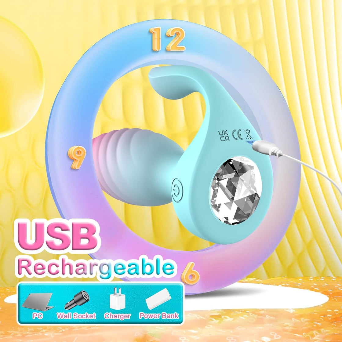 BlushEcho Remote Control Butt Plug Vibrator-4
