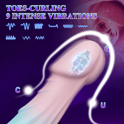 InfiniteFlare Suction Cup Dildo Vibrator-1
