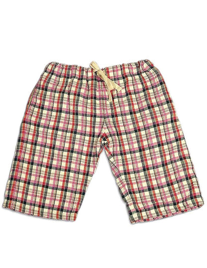 Dinky Souvenir - Baby Girls Plaid Bermuda Short-1