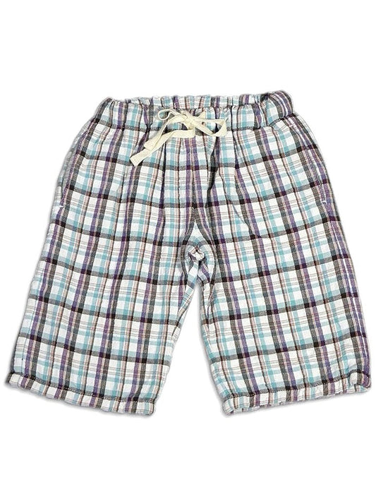 Dinky Souvenir - Baby Girls Plaid Bermuda Short-0