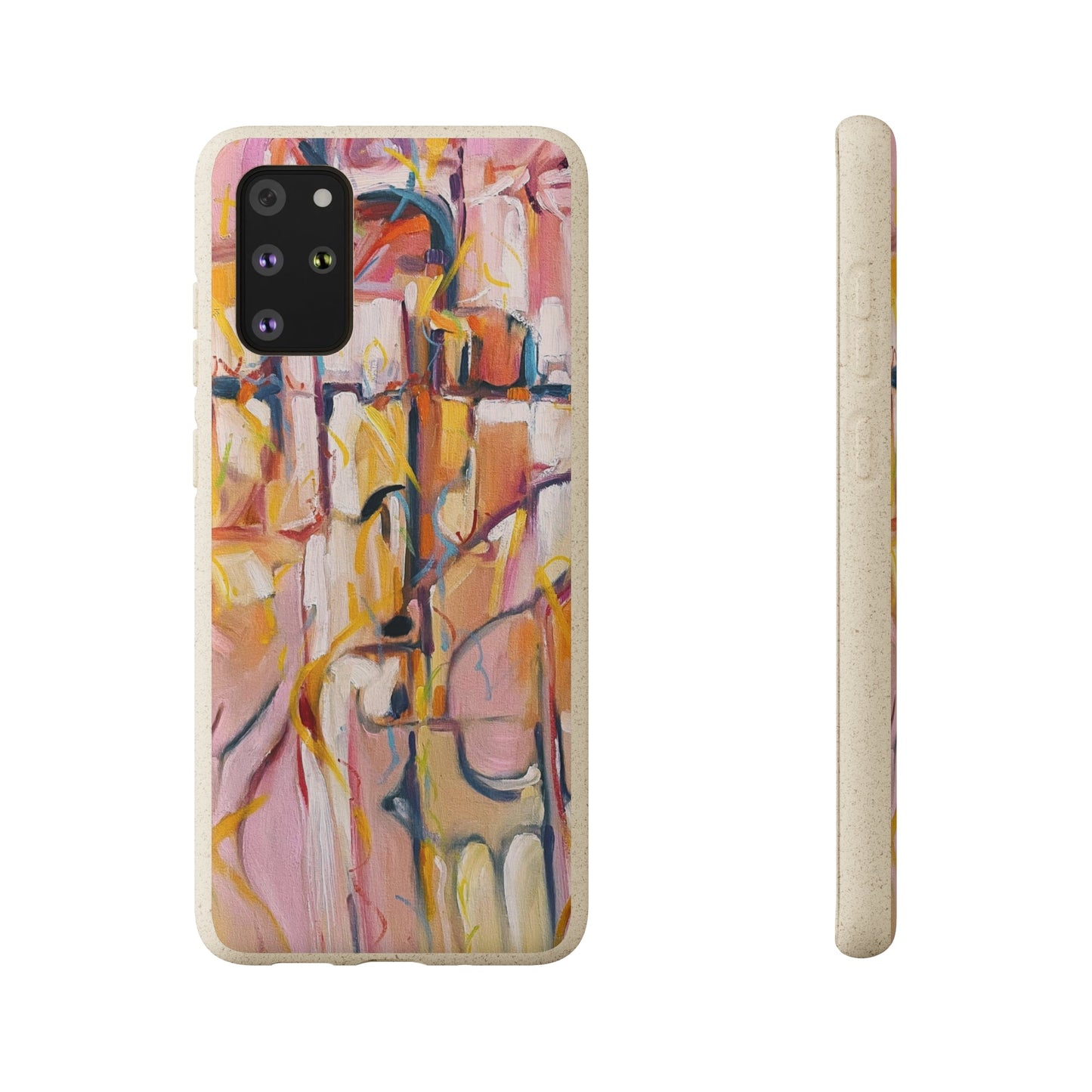 Biodegradable Phone Case with 'Abstract Pueblo' Original Artwork by Barbara Cleary-46