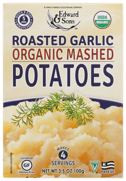 Edward & Sons Mashed Roasted Garlic Potatoes (6x3.5 Oz)-0