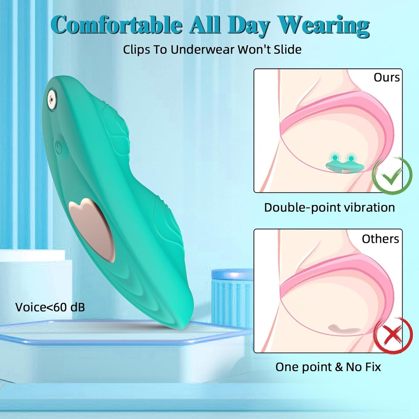 HaloGleam Mini Butterfly Vibrator-2