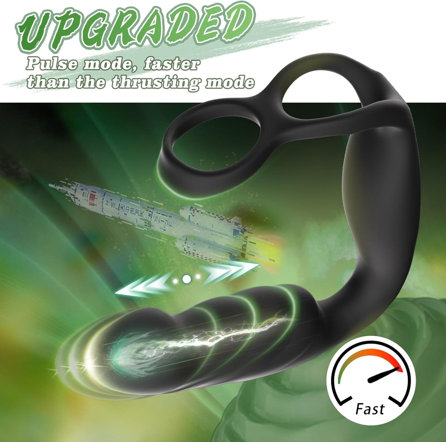 DualEcstasy Thrusting Prostate Massager Penis Ring-4