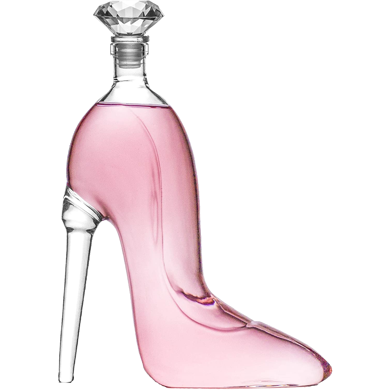 Heel Stiletto High Heels Shape Decanter Whiskey and Wine Decanter with Stopper - Handcrafted High Heel Decanter for Wine Liquor Rum Bourbon Tequila, Elegant Decanter Gifts for Women - Copyright Design-0