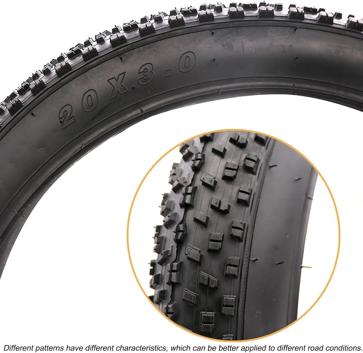 Fatbike Reifen 20x3.0 Zoll 76-406-1