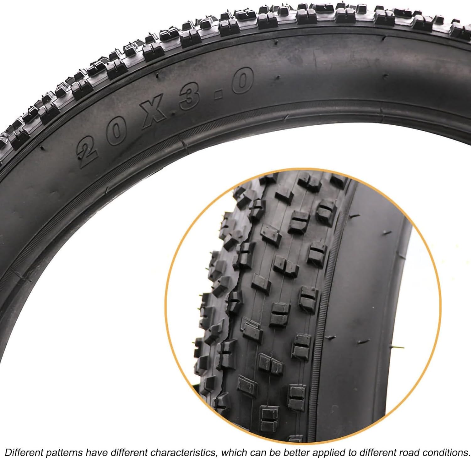 Fatbike Reifen 20x3.0 Zoll 76-406-1
