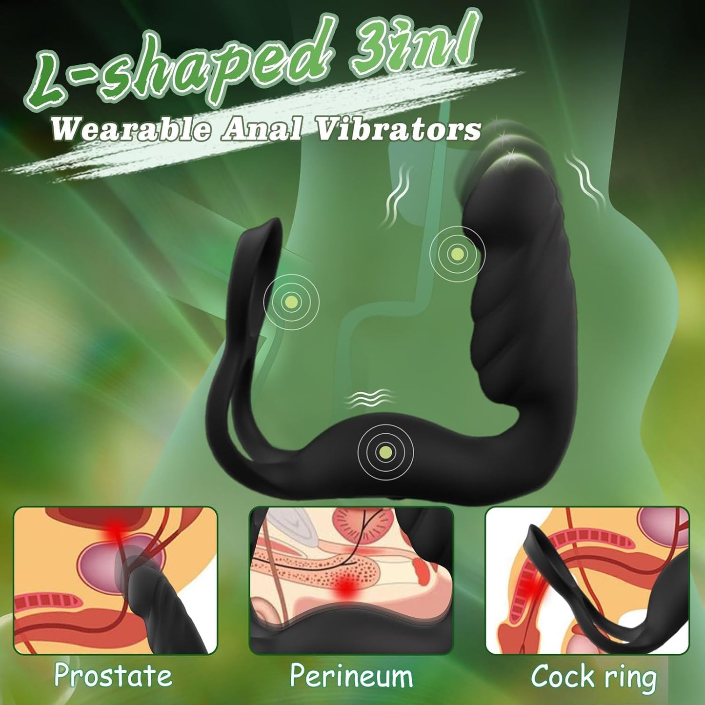 DualEcstasy Thrusting Prostate Massager Penis Ring-1