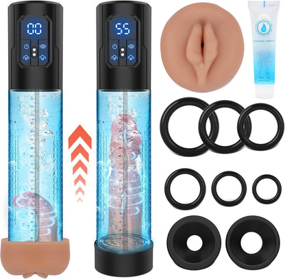 MaxExtender 2-in-1 Penis Pump & Male Masturbator – 4 Training Modes, Auto-Suction-1
