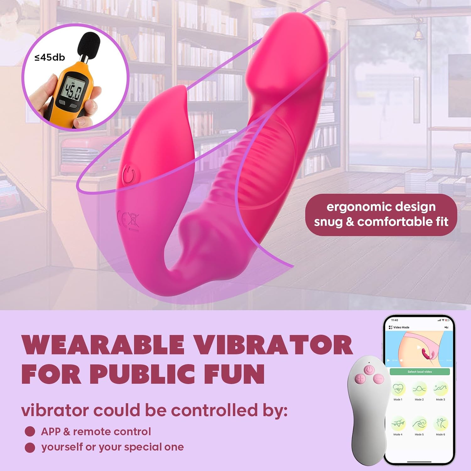ColossusNest Wearable Dual Vibrator – G-Spot & Clitoral Stimulator-2