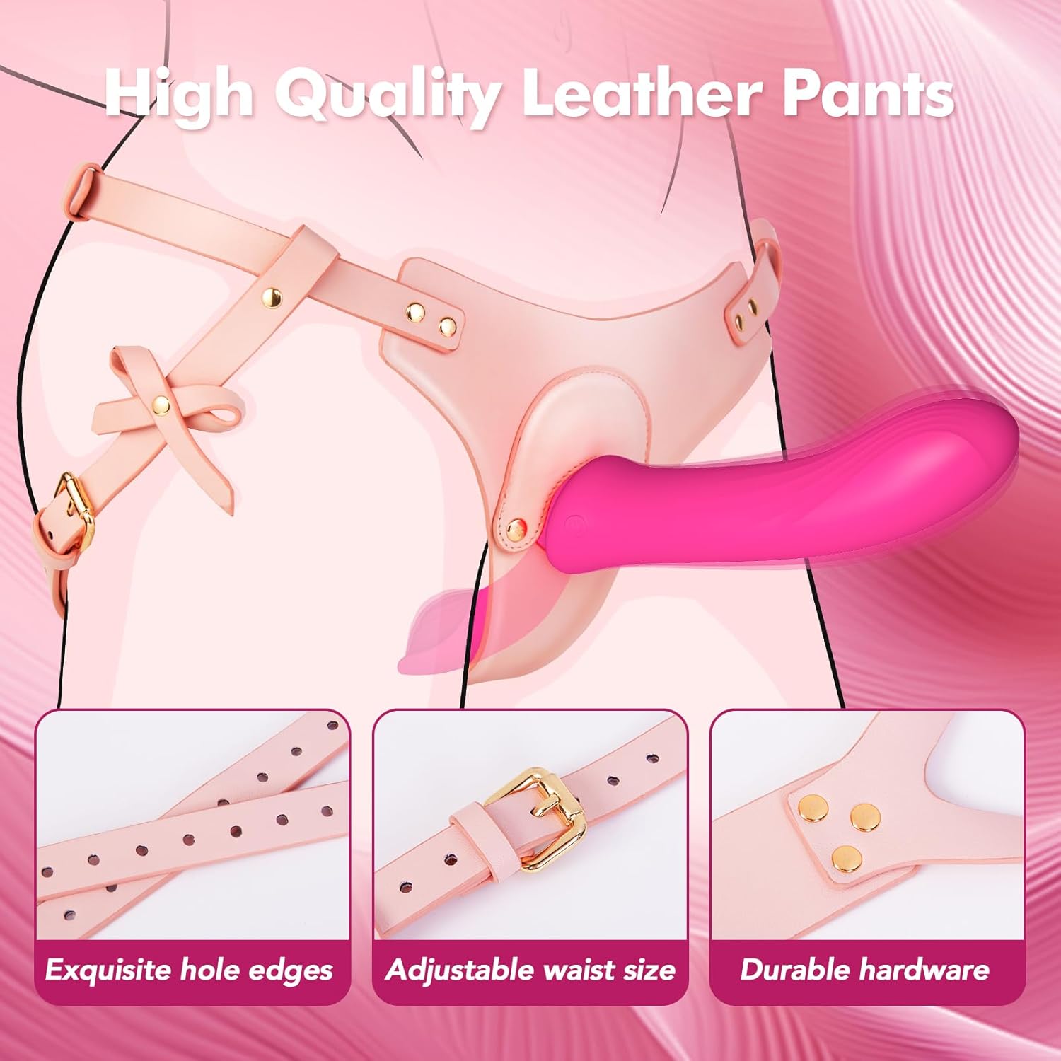 CraveGrip Strap-On Vibrating Dildo-3