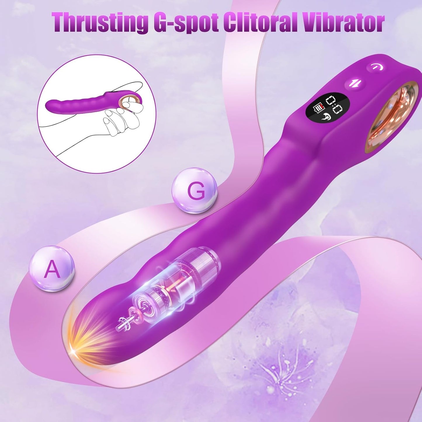 EclipseLuxe Hollow Handle Thrusting Vibrator-1