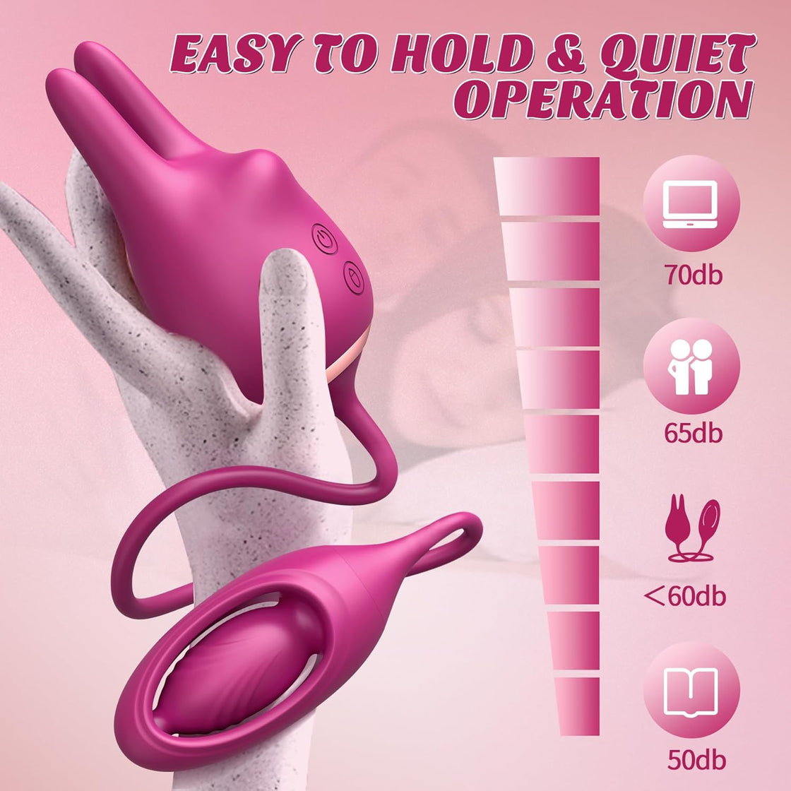 PleasureRabbit Inserted Vibrations Clitoral Stimulator-3
