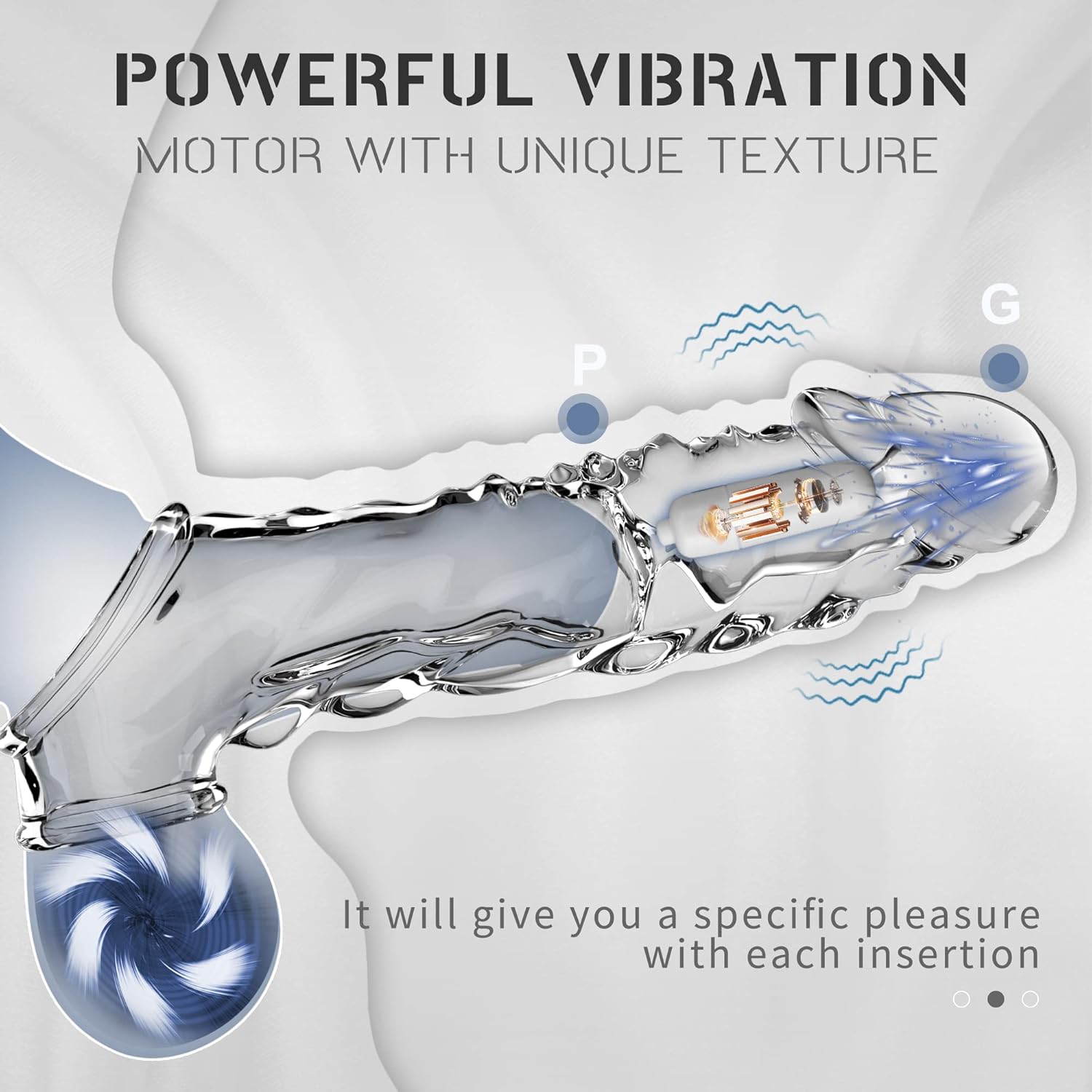 ApexPredator Huge Vibrating Penis Sleeve-4