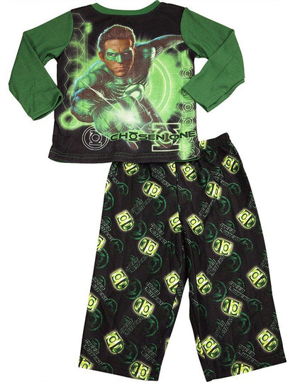 Green Lantern - Little Boys Long Sleeve Pajamas-0