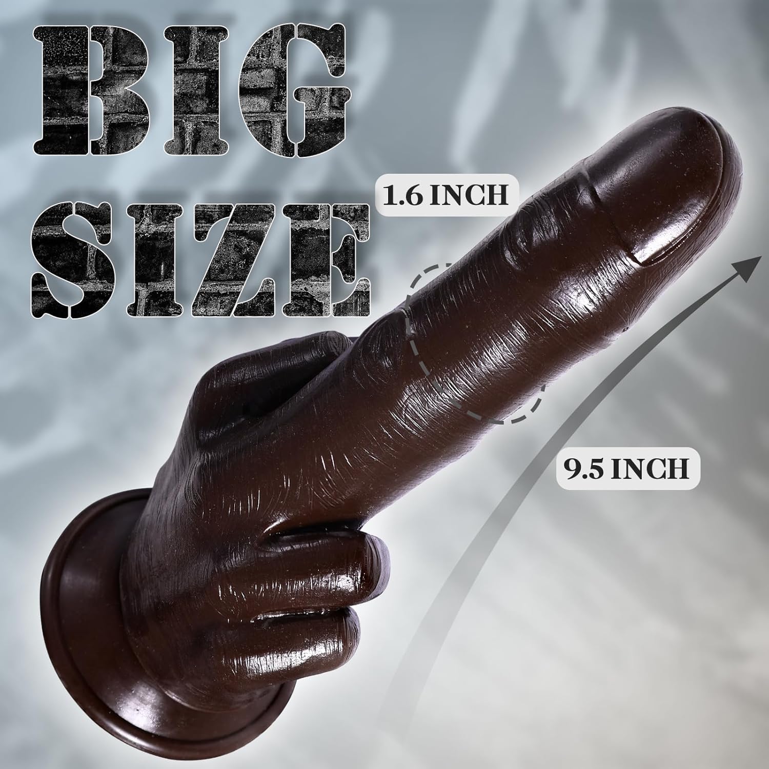 CraveTorque 9.2" Middle Finger Dildo-1