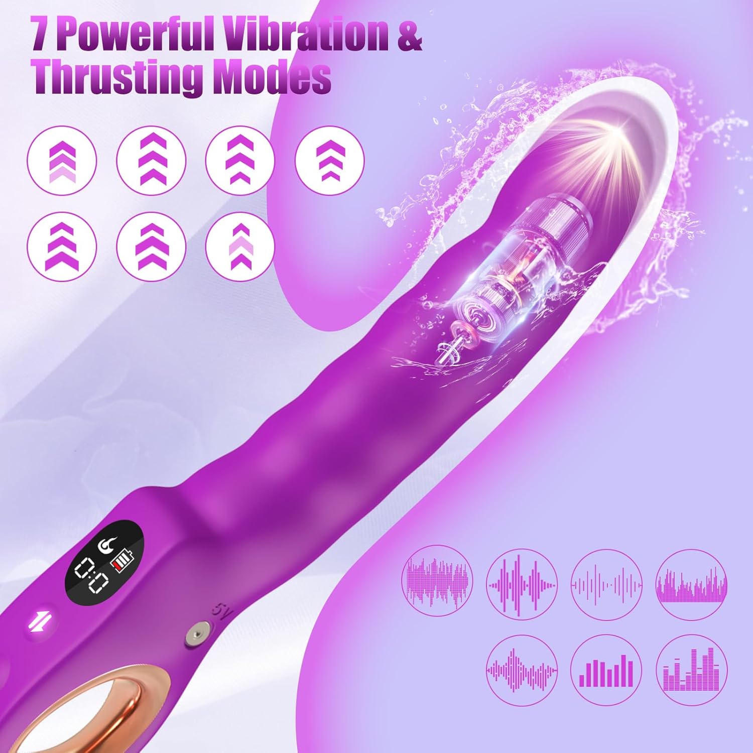 EclipseLuxe Hollow Handle Thrusting Vibrator-2
