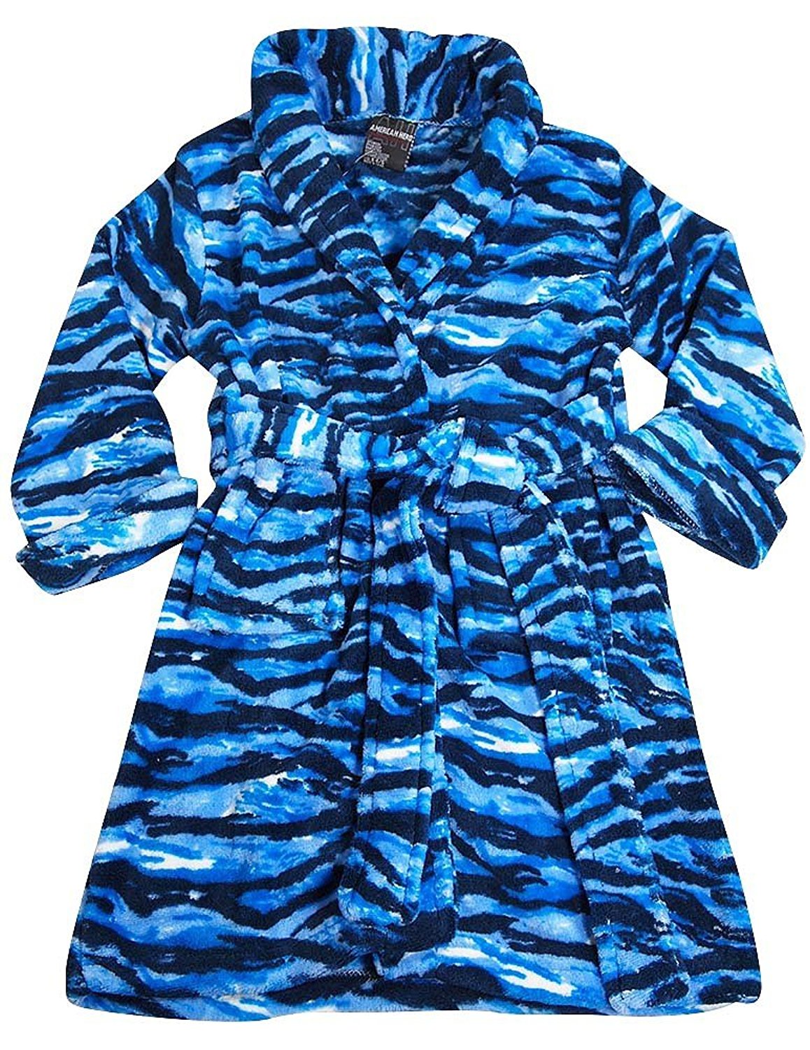 American Hero - Little Boys Soft Plush Cozy Robe-2