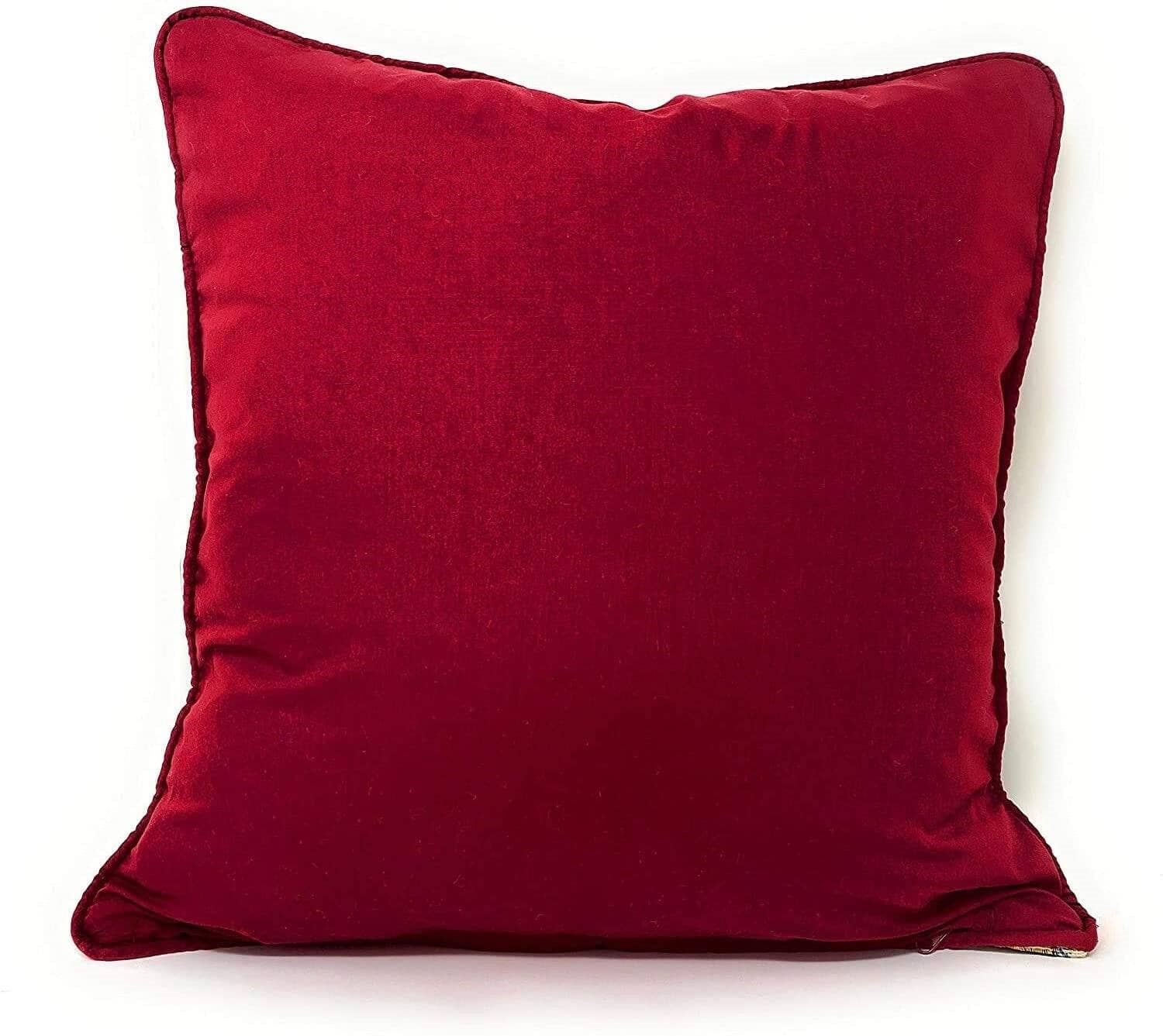 DaDa Bedding Set of 8 Pieces Dark Botanical Mughal Floral Table Woven Black Tapestry - 4 Placemats, 2 Table Runners, 2 Throw Pillow Covers (18197)-3