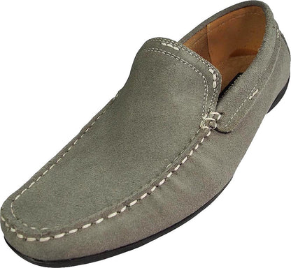 Masimo - Mens Slip On Casual Dress Suede Driving Moccasin-2