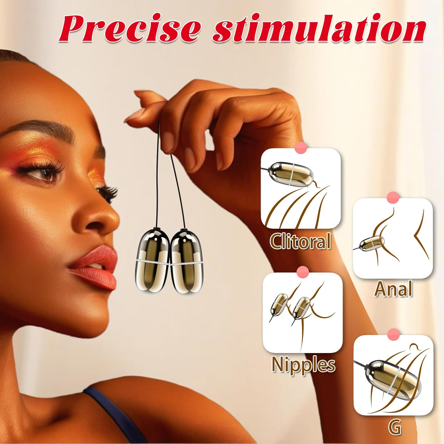 EchoEgg Double Egg Clitoral Stimulator Vibrator-2